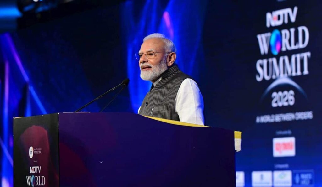 PM Modi at NDTV World Summit