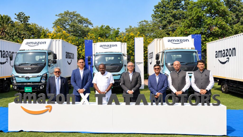 Tata Motors Amazon Electric Trucks Partnership