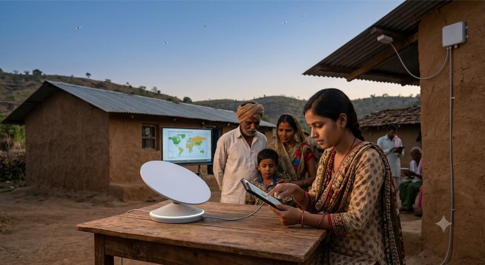 Jio Satellite Connectivity India