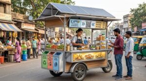 IIT Kharagpur solar vending cart