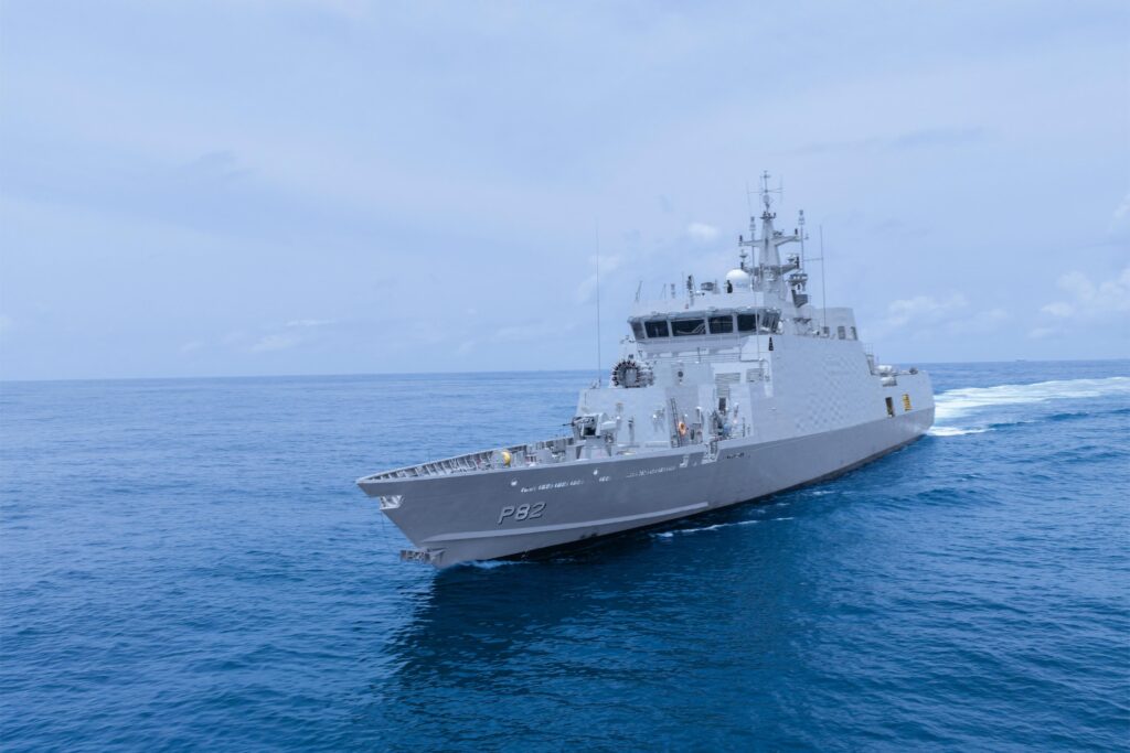 Anti Submarine Warship Mangrol Commissioning