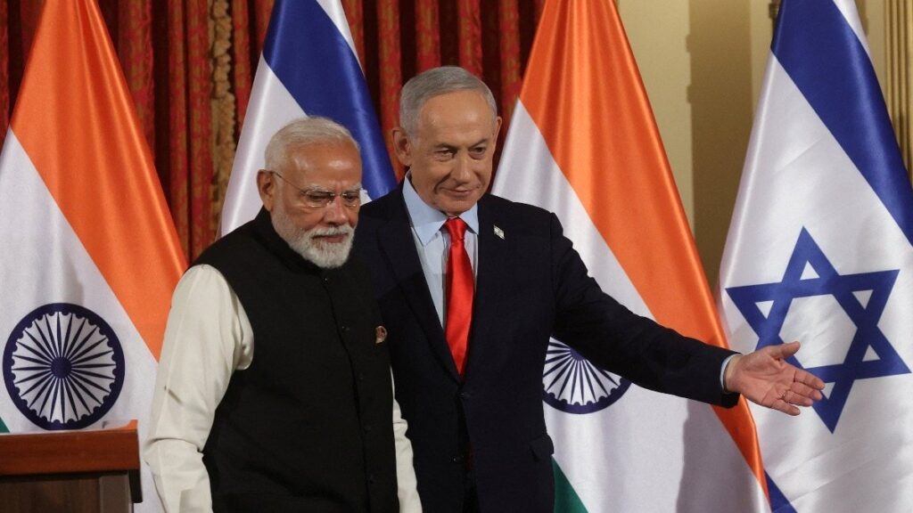 Israel India alliance Benjamin Netanyahu US stance
