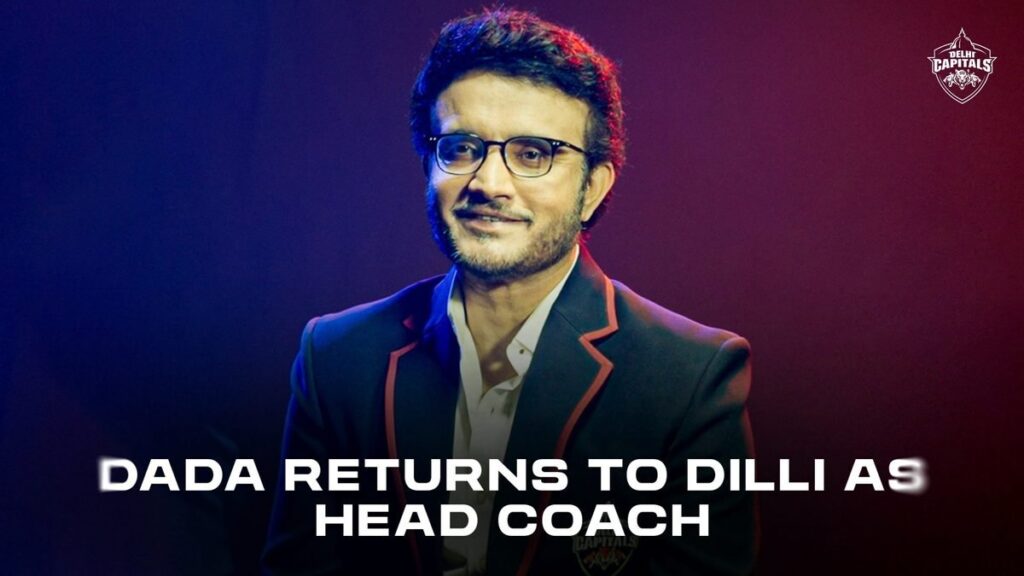 Sourav Ganguly Delhi Capitals head coach