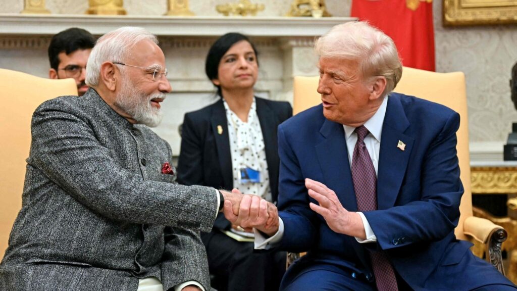 Modi Trump Trade Defence Talks