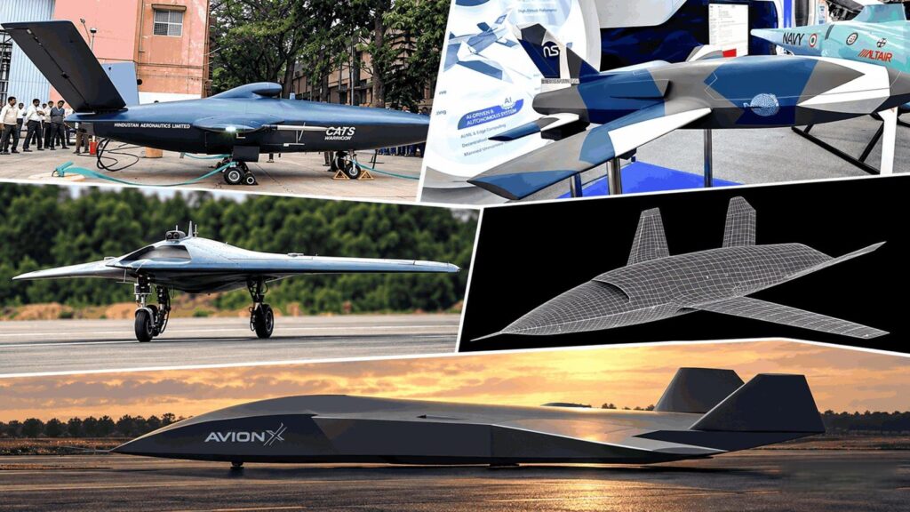 India indigenous combat drone projects